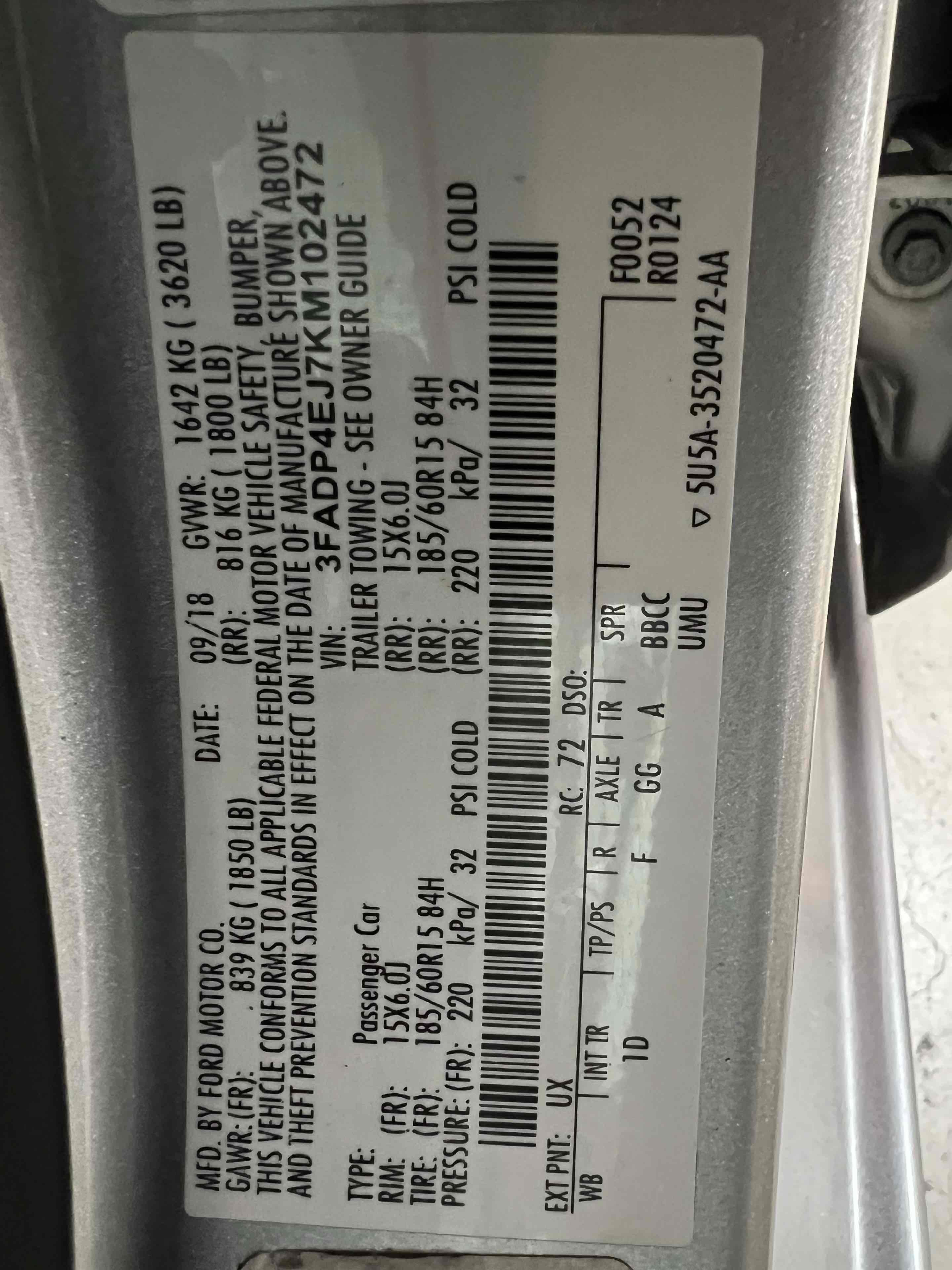 Used 2019 Ford Fiesta SE image 10
