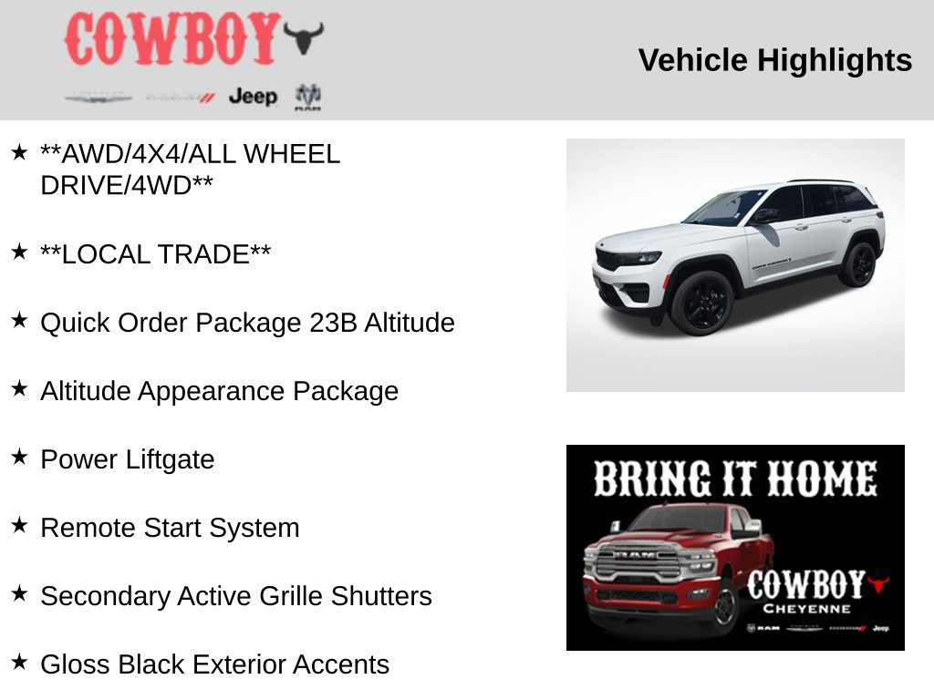 Used 2023 Jeep Grand Cherokee Altitude AWD/4WD image 5