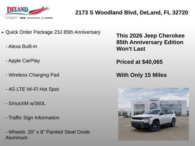 New 2026 Jeep Cherokee Limited AWD/4WD image 31
