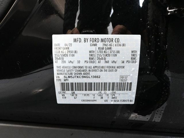 Used 2022 Lincoln Aviator Reserve w/ Elements Package Plus image 56