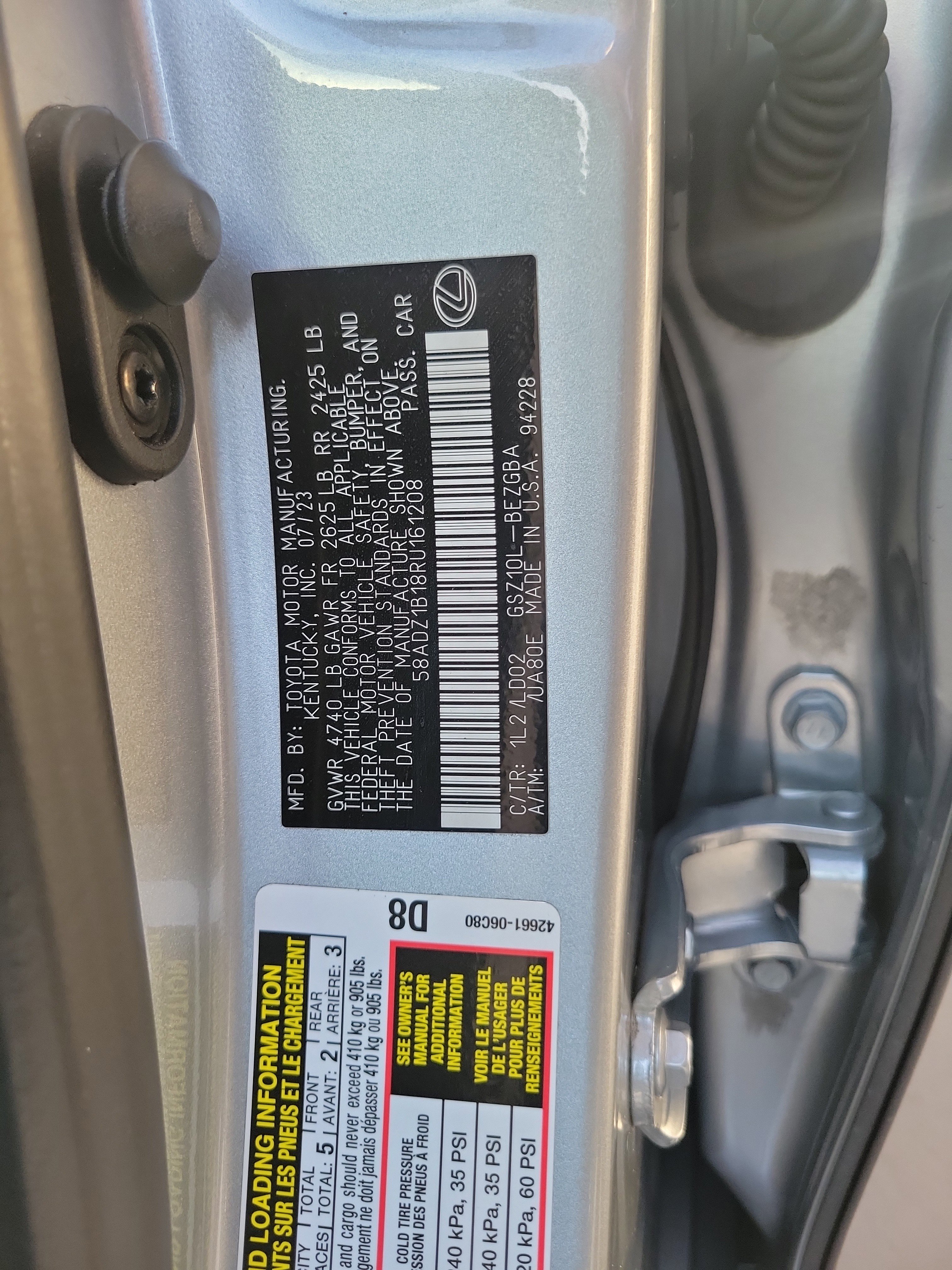 Used 2024 Lexus ES 350 w/ Premium Package image 28