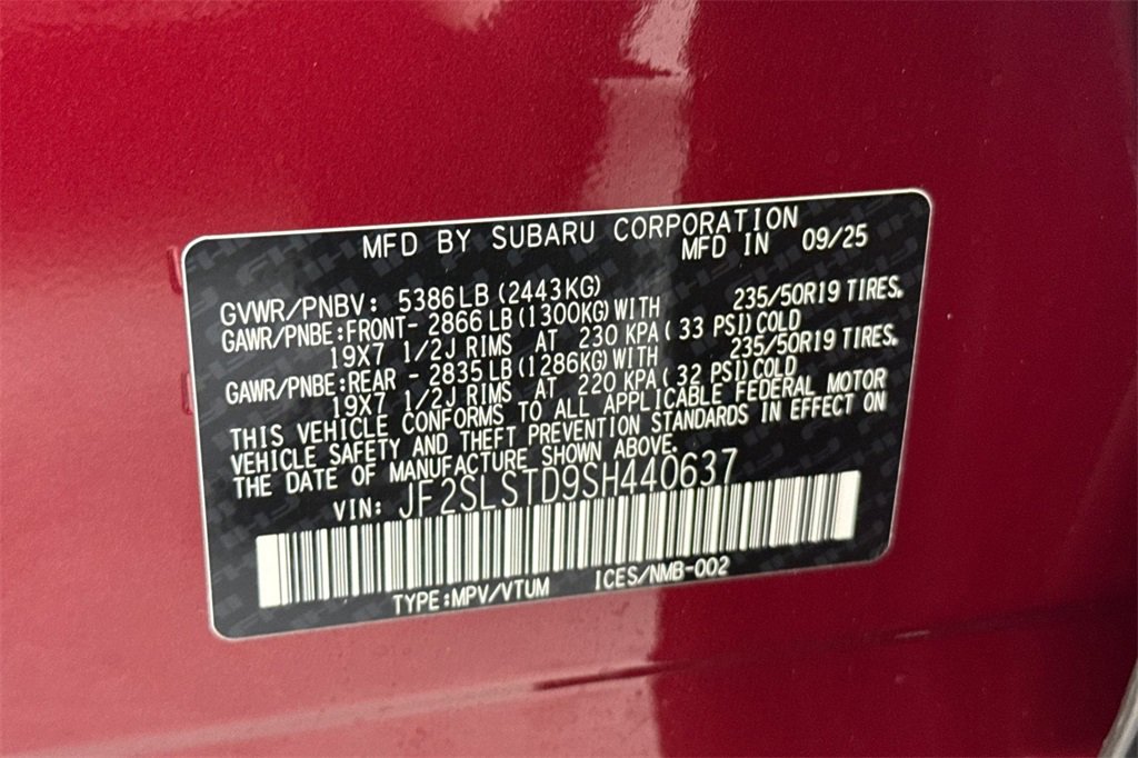 New 2025 Subaru Forester Touring image 23
