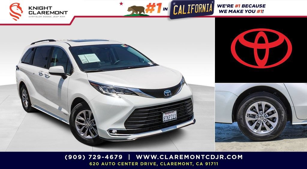 Used 2021 Toyota Sienna XLE w/ XLE Plus Package