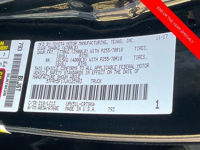 Used 2018 Toyota Tundra SR image 20