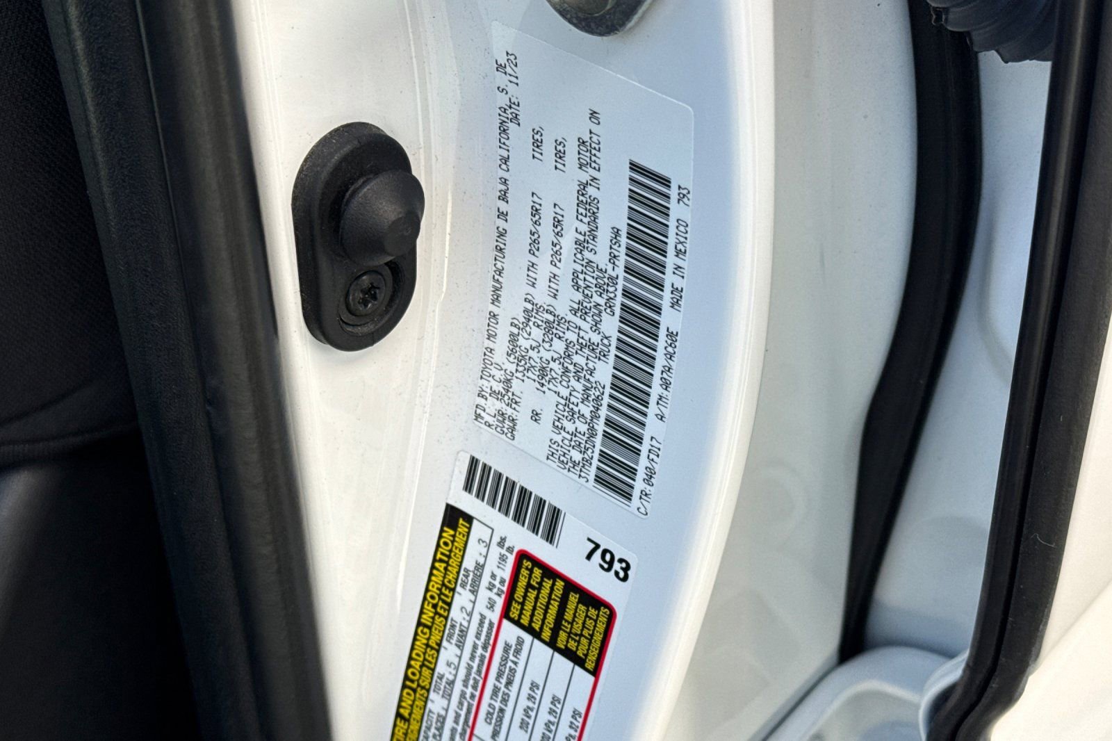 Certified 2023 Toyota Tacoma TRD Sport w/ Black Out Package (TMS) image 35