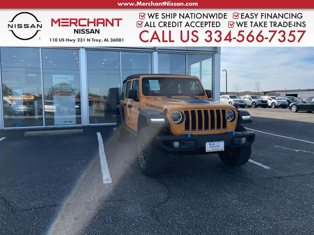 Used 2021 Jeep Wrangler Unlimited Rubicon 4xe w/ Steel Bumper Group
