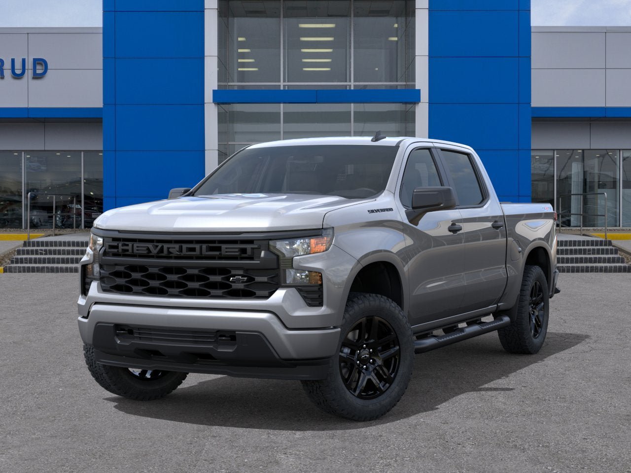 New 2026 Chevrolet Silverado 1500 Custom w/ Turbomax Blackout Package AWD/4WD image 6