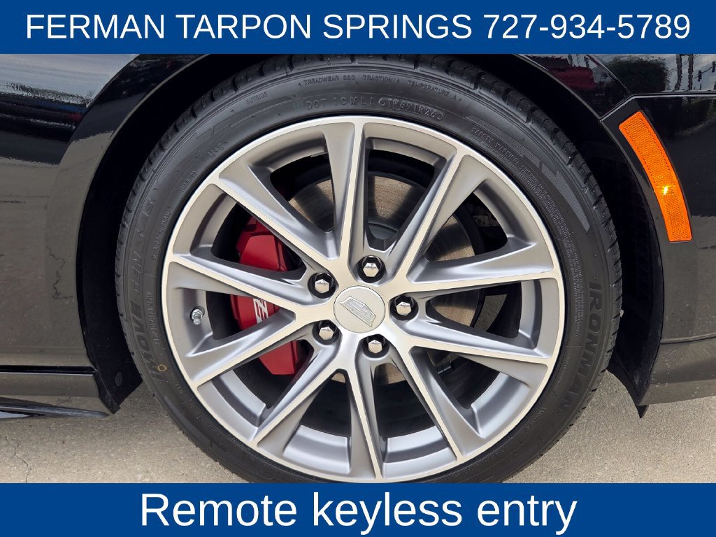 Certified 2025 Cadillac CT4 V w/ Navigation Package RWD image 12