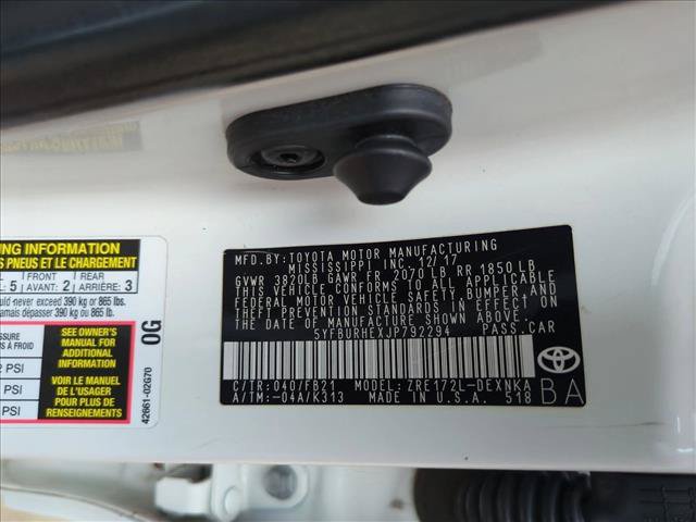 Certified 2018 Toyota Corolla LE FWD image 22