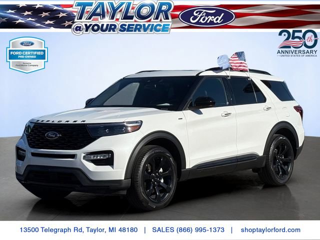 Certified 2024 Ford Explorer ST-Line w/ Class IV Trailer Tow Package