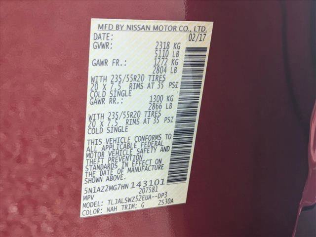 Used 2017 Nissan Murano Platinum w/ Platinum Technology Package image 27