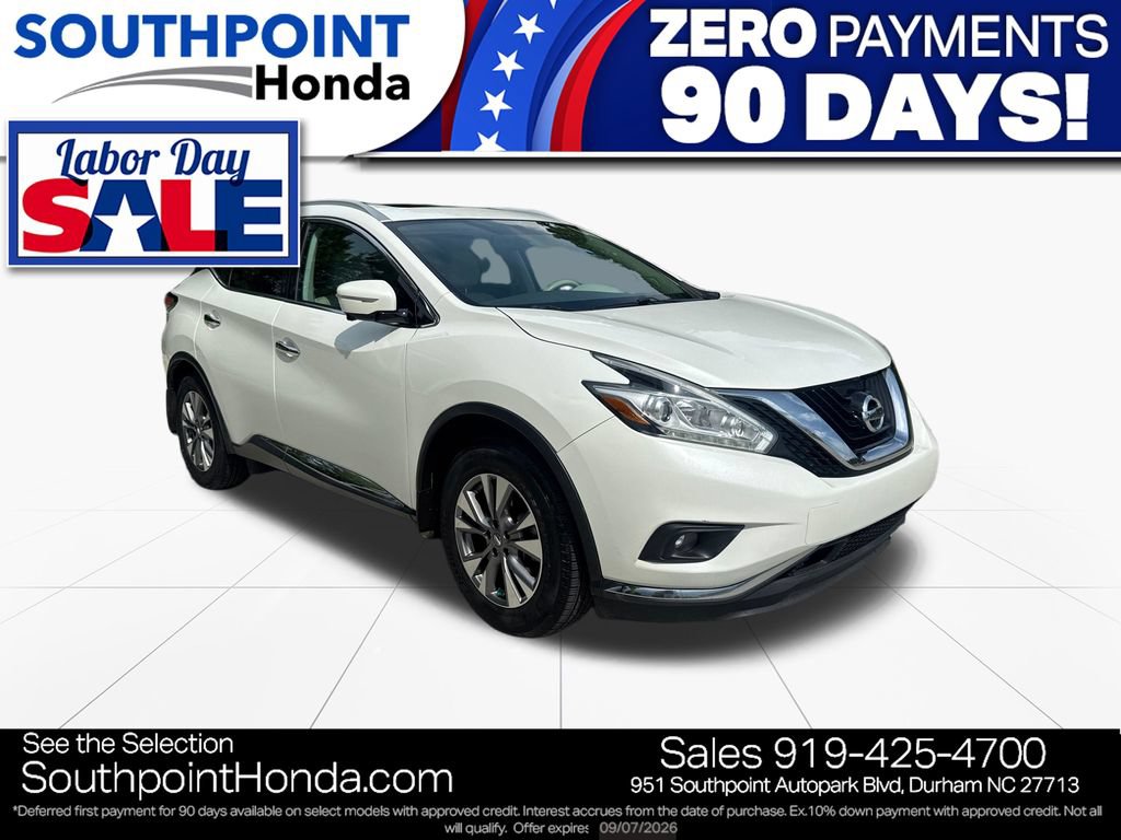 Used 2015 Nissan Murano SL w/ SL Technology Package