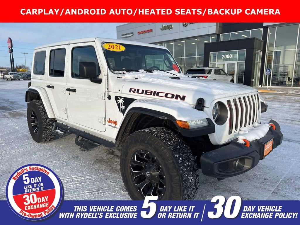 Certified 2021 Jeep Wrangler Unlimited Rubicon w/ Dual Top Group image 1