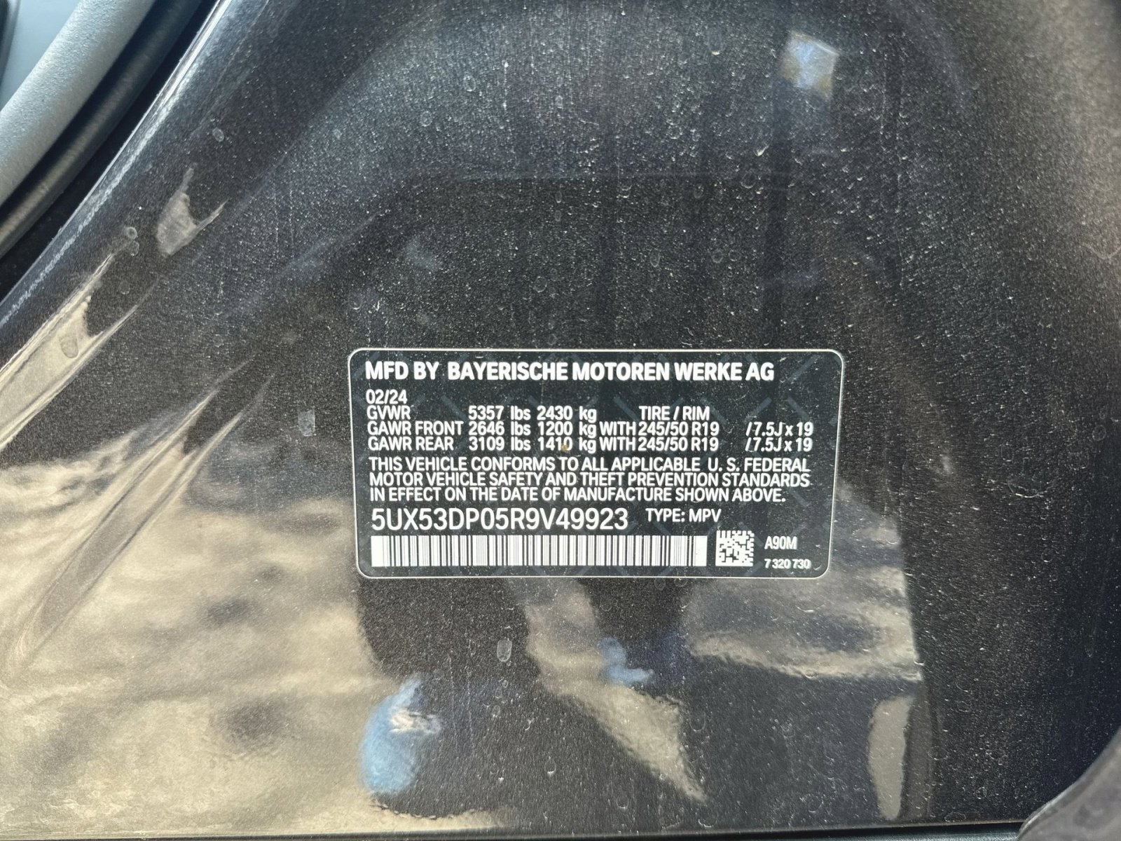 Certified 2024 BMW X3 xDrive30i w/ Premium Package image 38