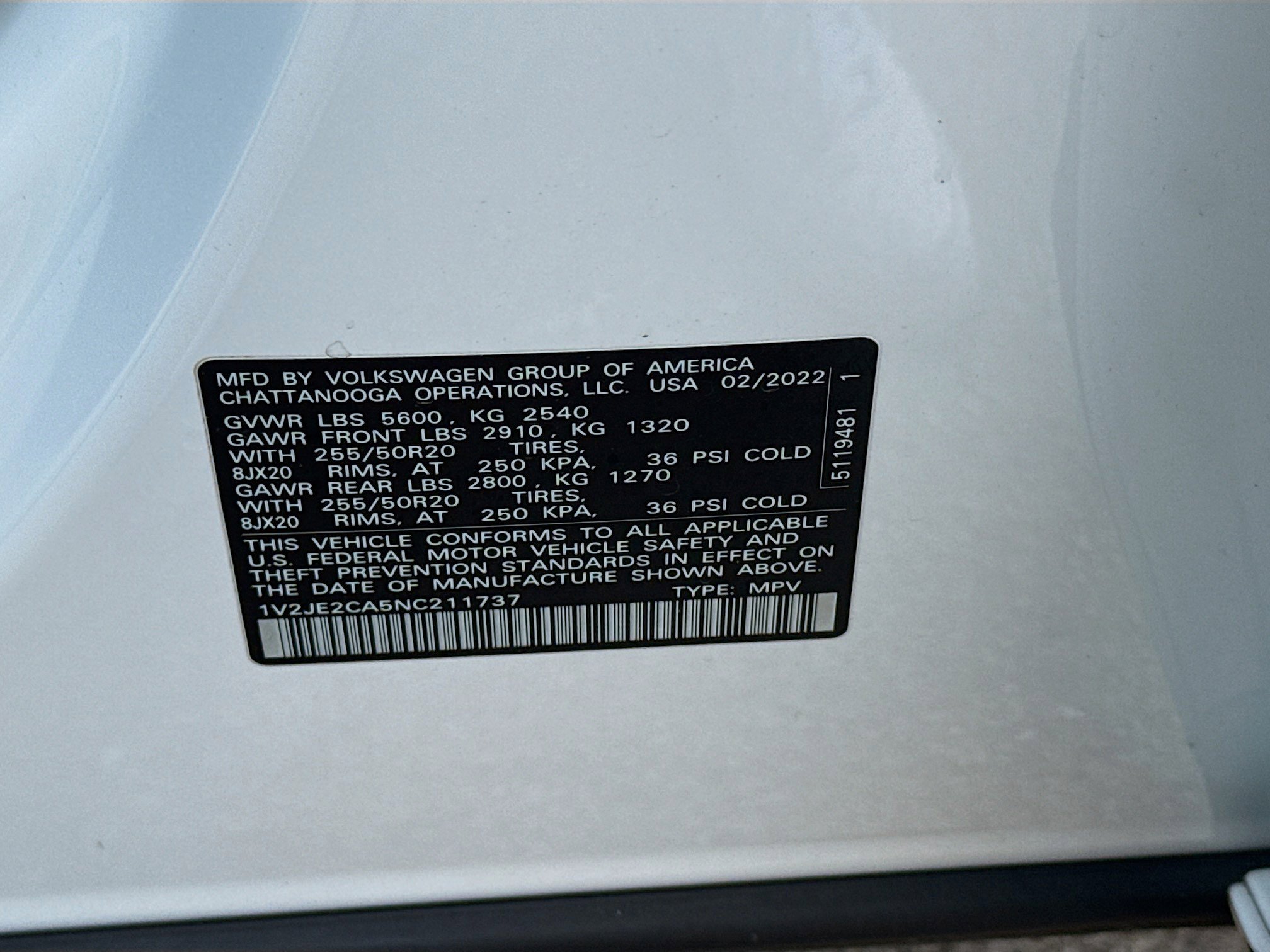 Used 2022 Volkswagen Atlas Cross Sport SE w/ Panoramic Sunroof Package image 37