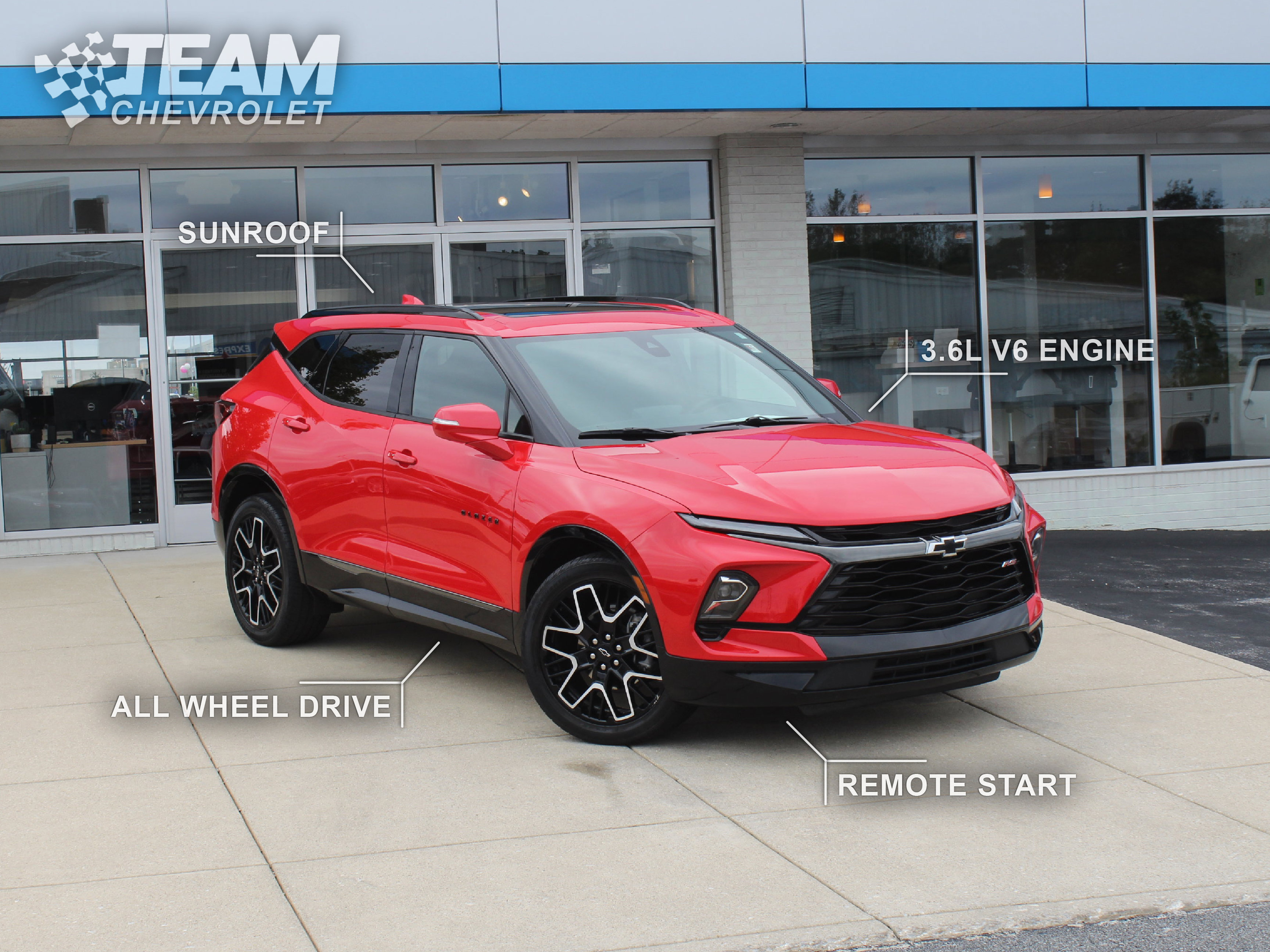 Used 2023 Chevrolet Blazer RS w/ Driver Confidence II Package AWD/4WD image 2