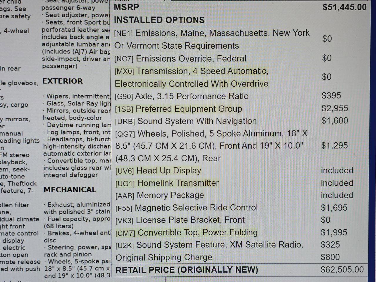 Used 2005 Chevrolet Corvette Convertible w/ Preferred Equipment Group image 22