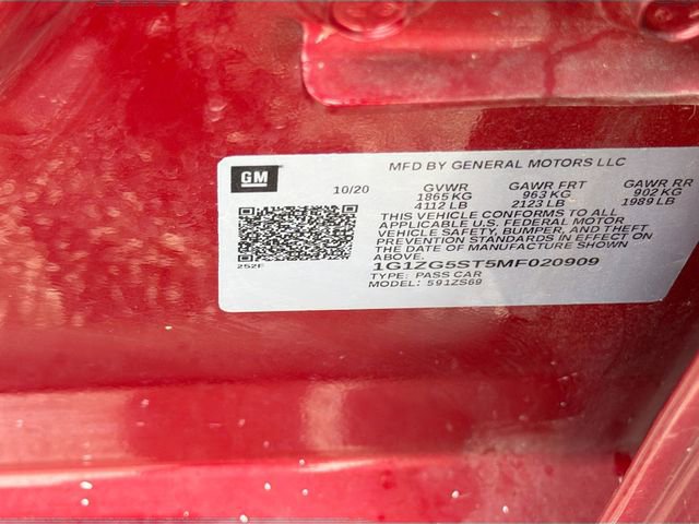 Certified 2021 Chevrolet Malibu RS image 29