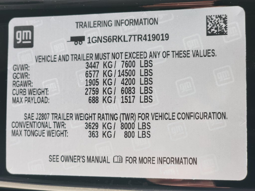 New 2026 Chevrolet Tahoe RST w/ RST Capability Package AWD/4WD image 8