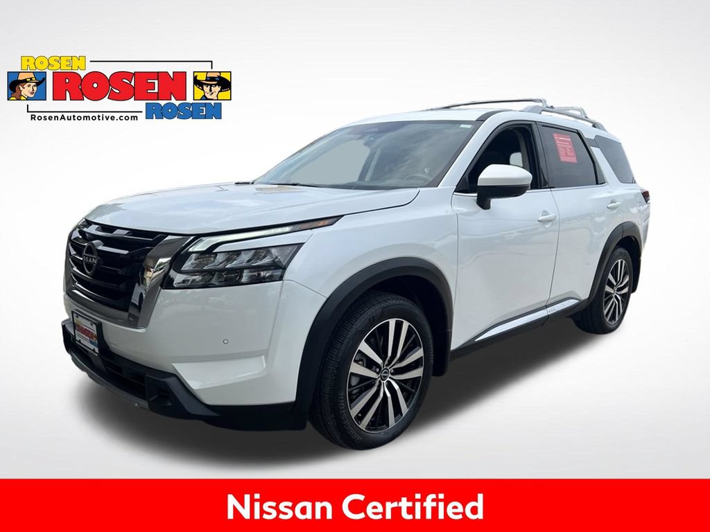 Certified 2025 Nissan Pathfinder Platinum w/ Cargo Package AWD/4WD 360° Tour