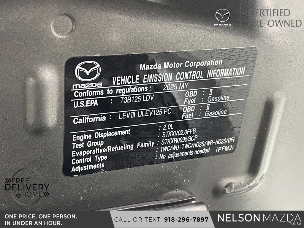 Certified 2025 MAZDA MX-5 Miata Grand Touring w/ Weather Package RWD image 48