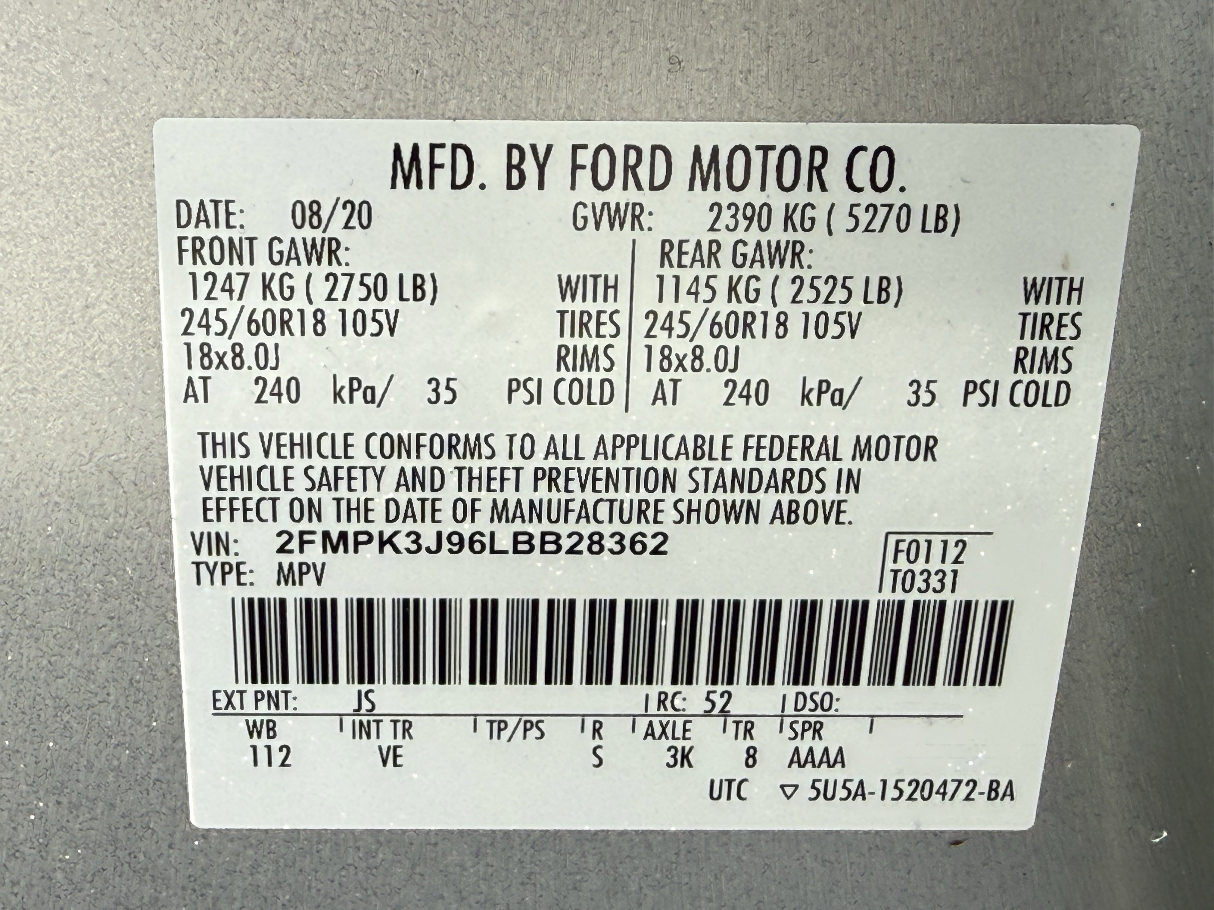 Used 2020 Ford Edge SEL w/ Convenience Package image 34