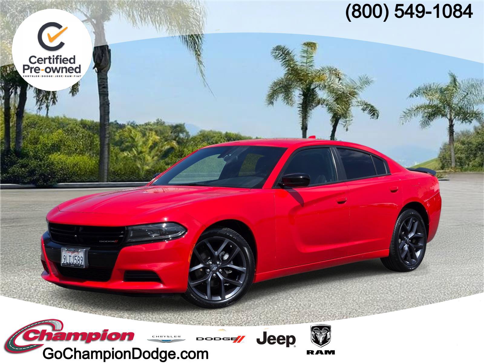 Certified 2023 Dodge Charger SXT w/ Blacktop Package