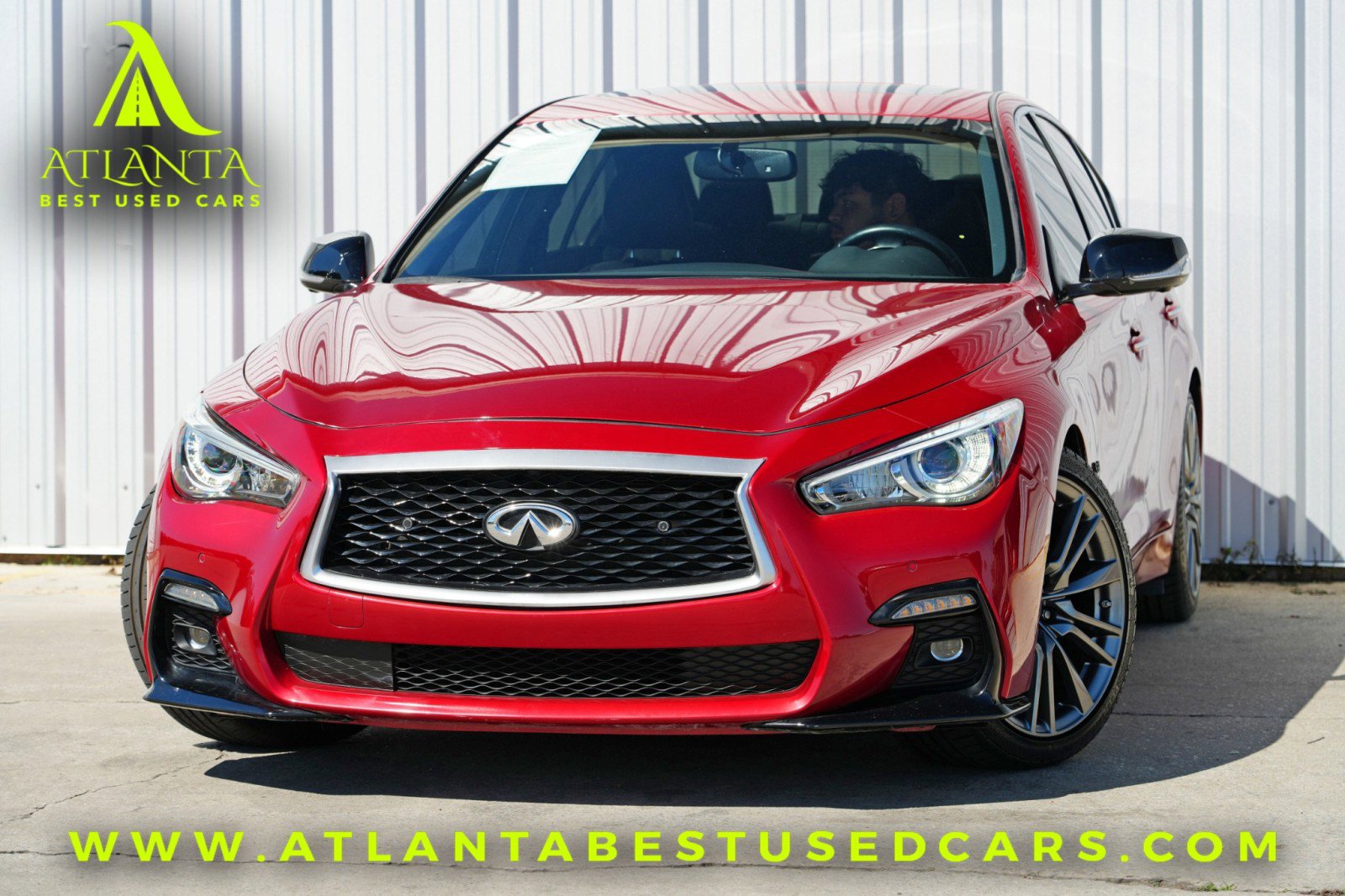 Used 2019 INFINITI Q50 Red Sport 400 w/ Sensory Package