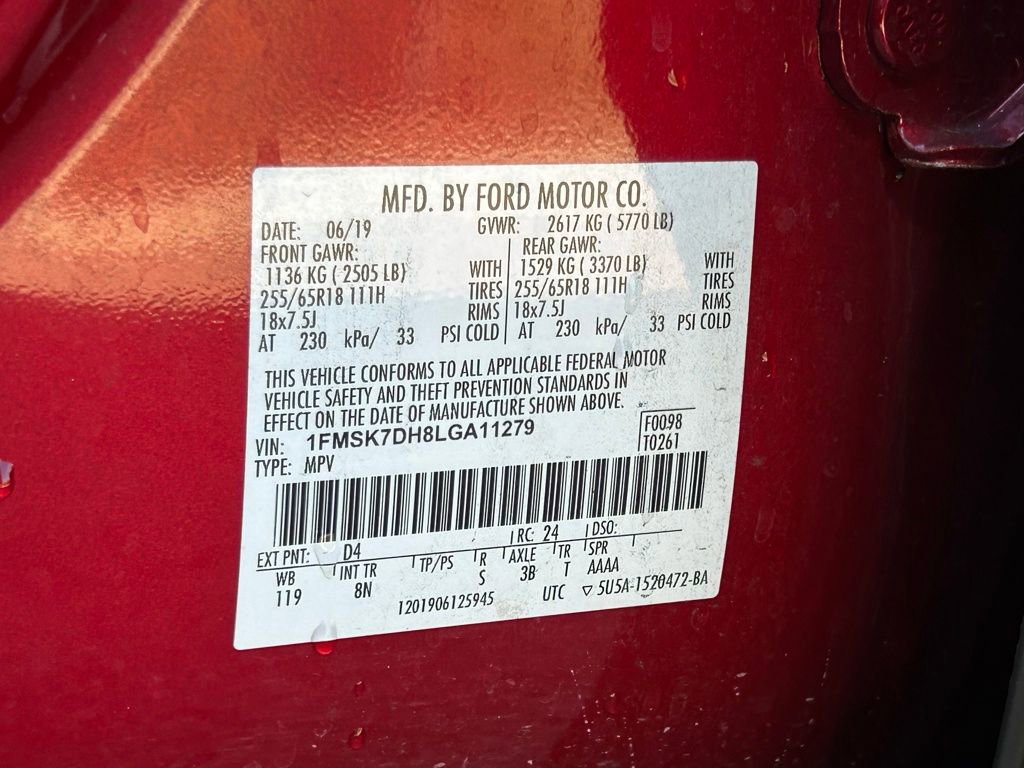 Used 2020 Ford Explorer XLT image 60