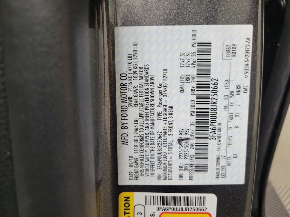 Used 2018 Ford Fusion S image 33