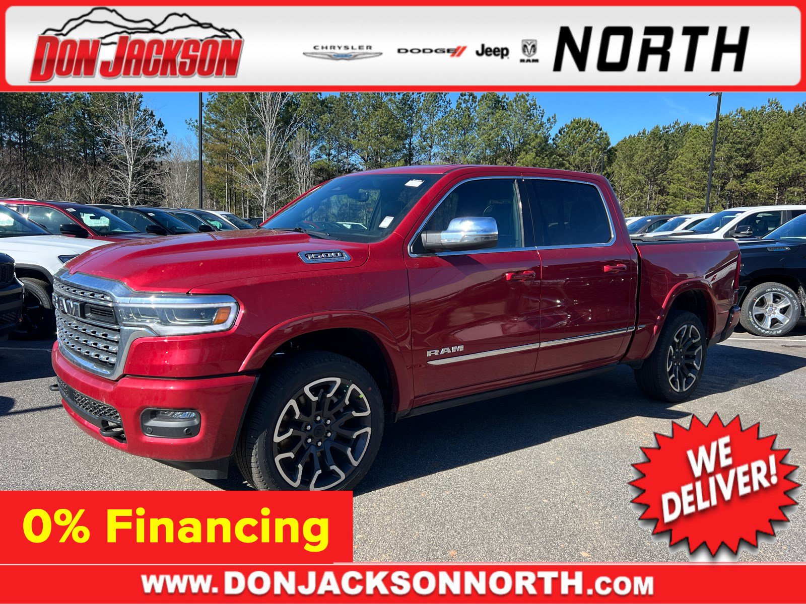 New 2026 RAM 1500 Limited w/ Body Color Bumper Group AWD/4WD image 1