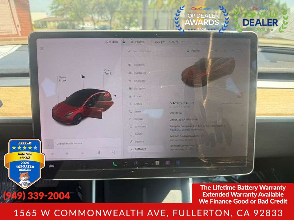 Used 2018 Tesla Model 3 Long Range RWD image 9