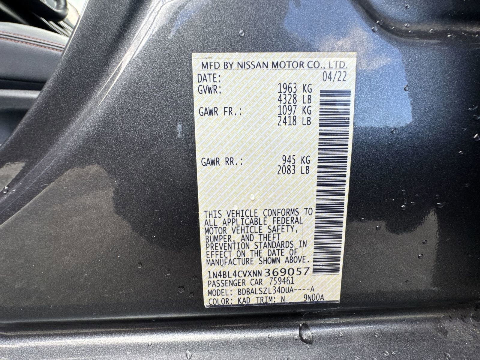 Used 2022 Nissan Altima 2.5 SR image 38