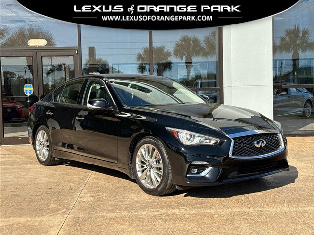 Used 2021 INFINITI Q50 Luxe w/ Seat & Sound Package