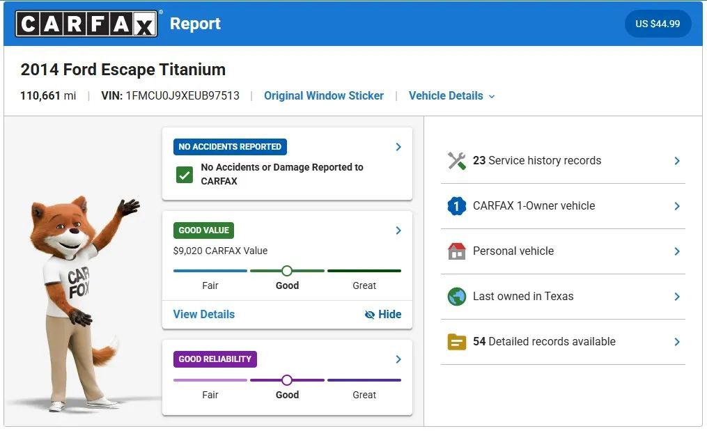 Used 2014 Ford Escape Titanium image 3