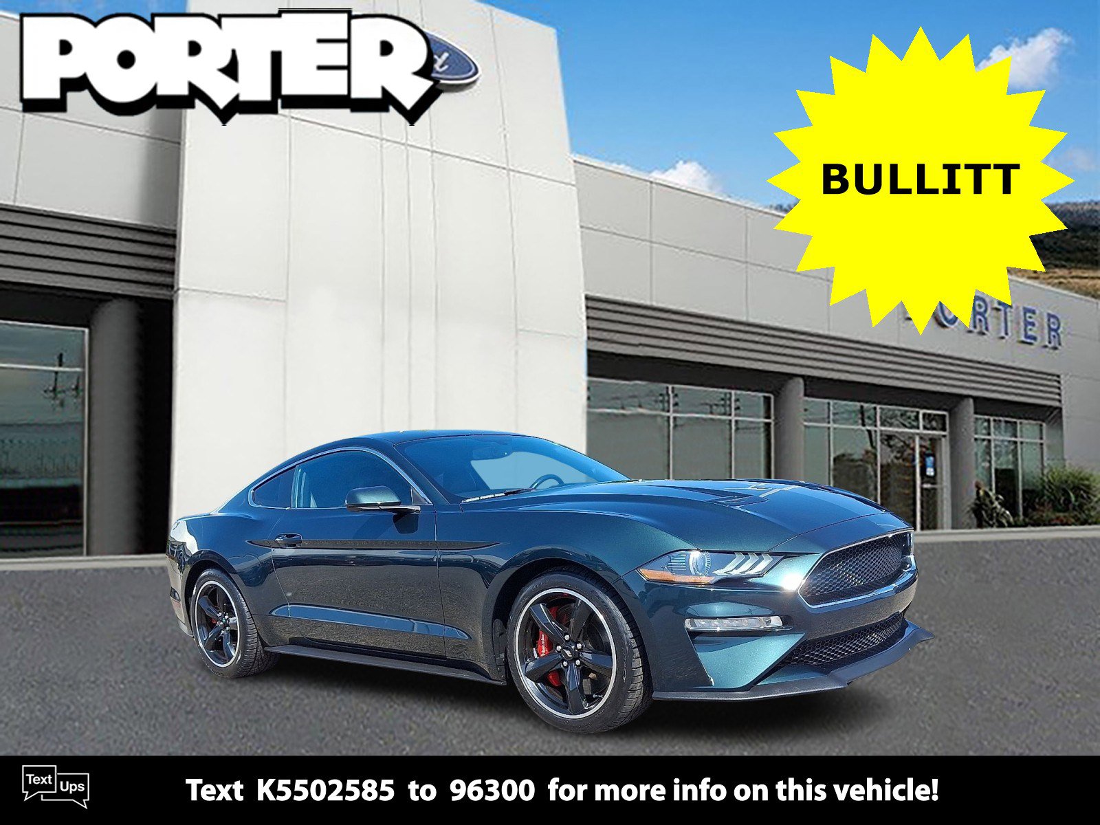 Certified 2019 Ford Mustang Bullitt w/ Bullitt Electronics Package