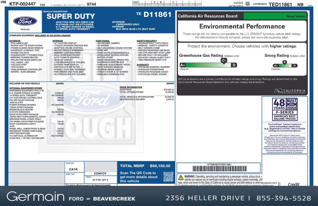 New 2026 Ford F350 Platinum image 32