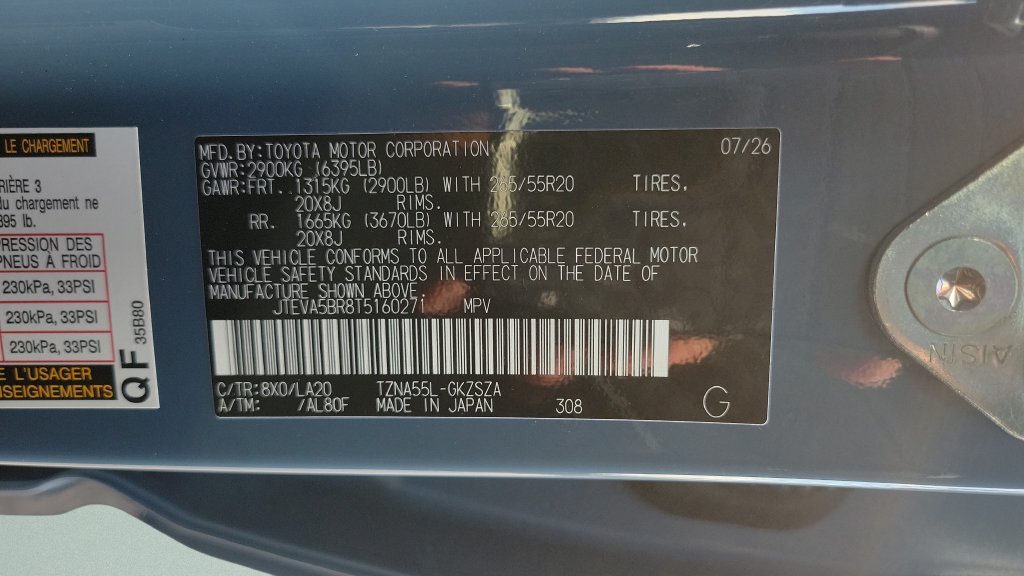 New 2026 Toyota 4Runner Limited AWD/4WD image 25