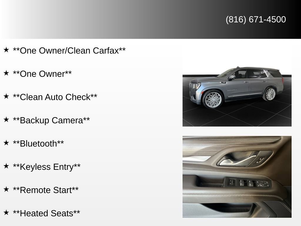 Used 2021 GMC Yukon Denali w/ Denali Premium Package image 87