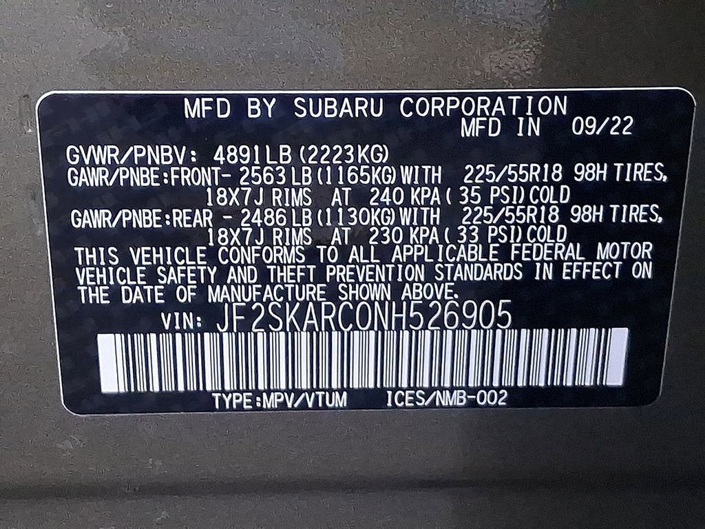 Used 2022 Subaru Forester Touring w/ Popular Package #2 image 27