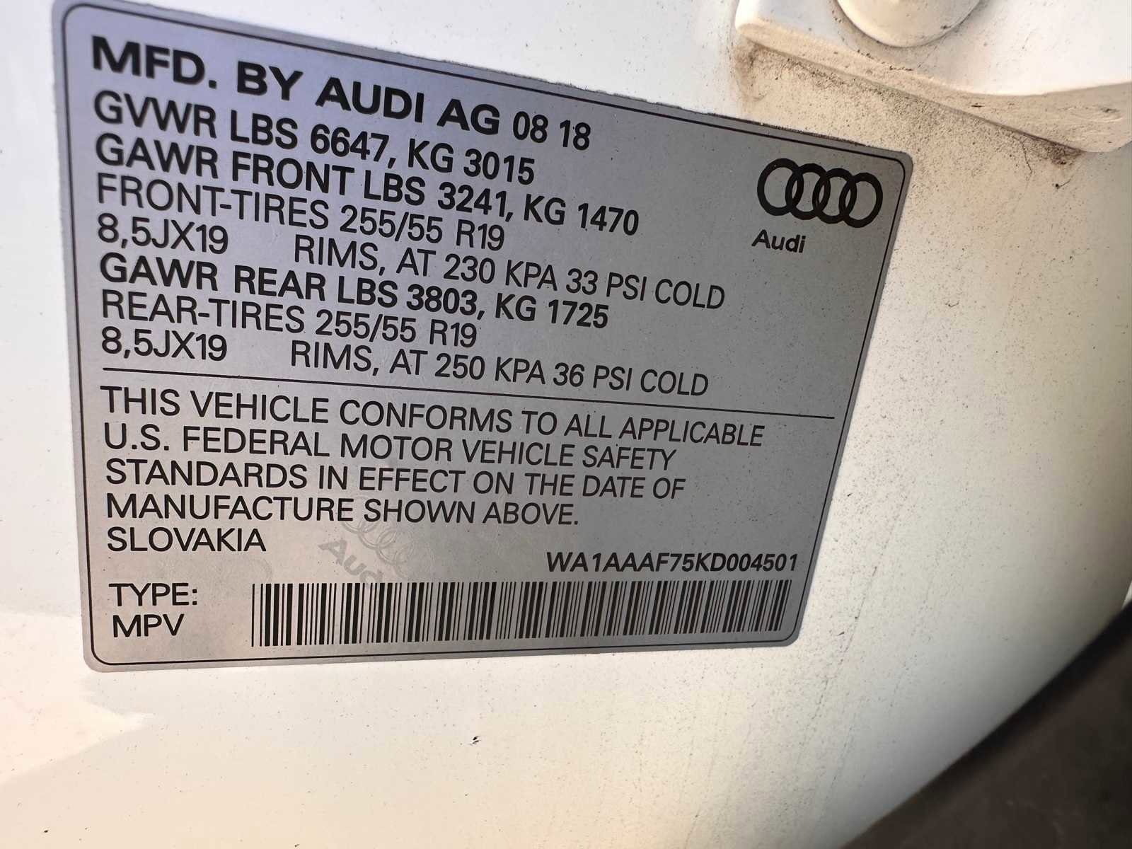 Used 2019 Audi Q7 3.0T Premium w/ Convenience Package image 25