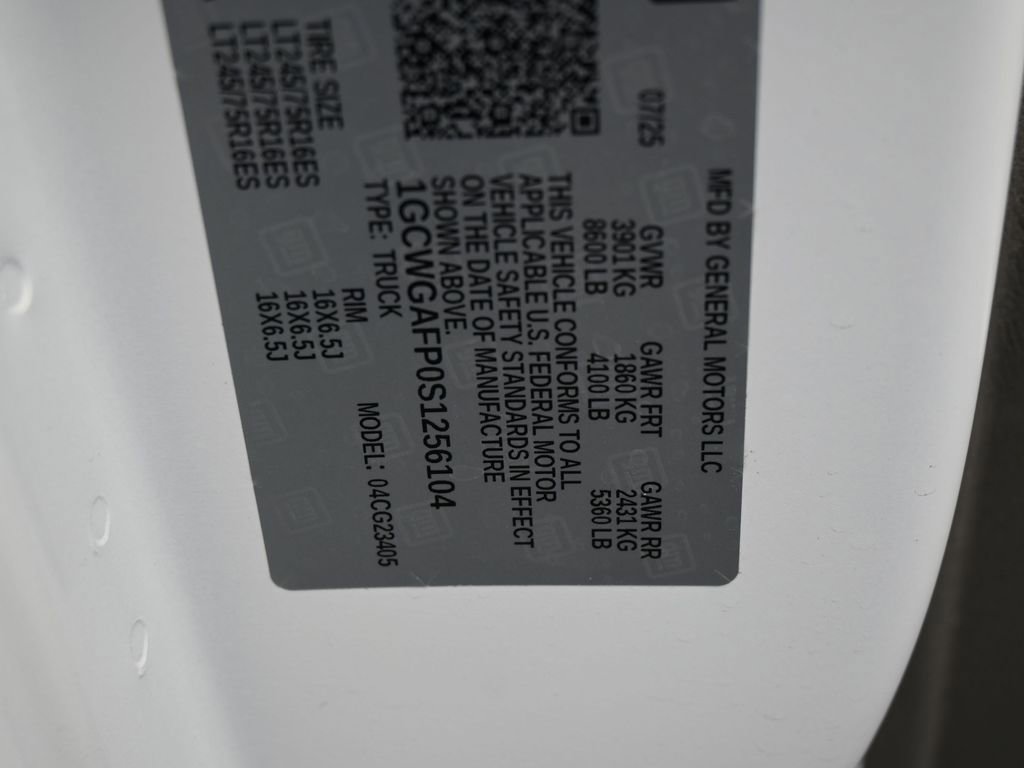 New 2025 Chevrolet Express 2500 w/ Driver Convenience Package image 16