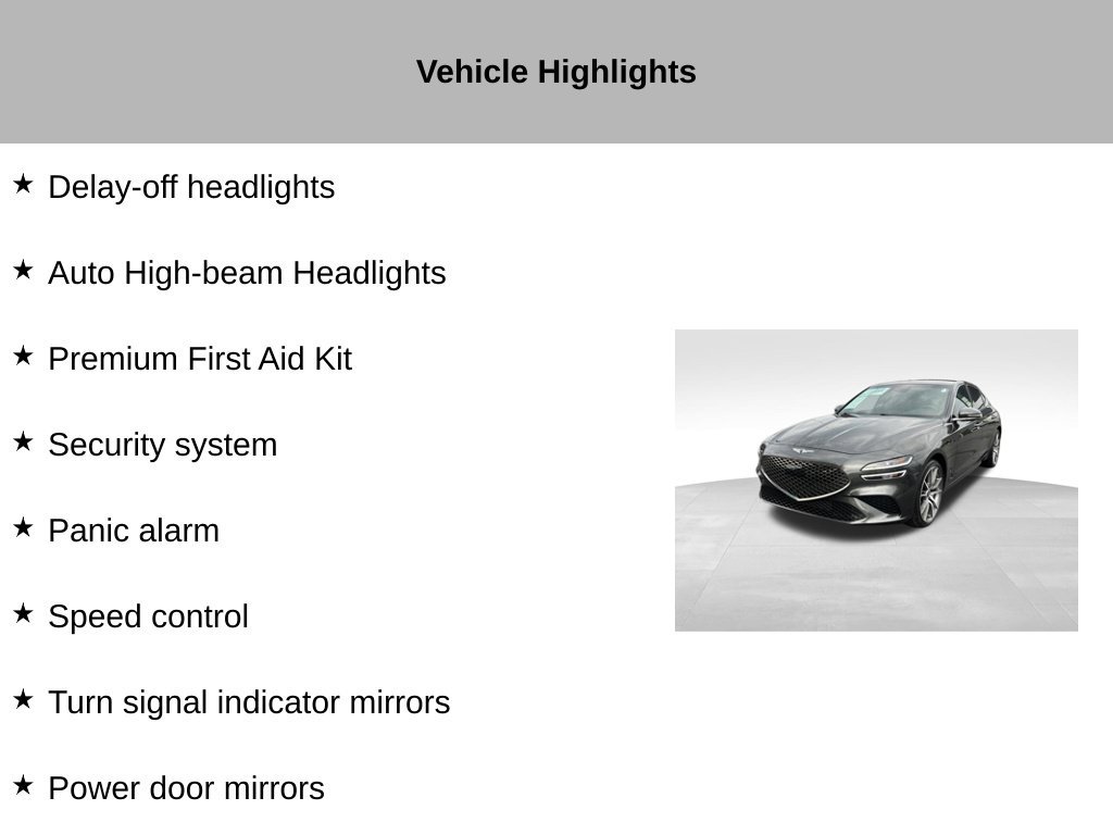 Used 2023 Genesis G70 2.0T AWD/4WD image 45