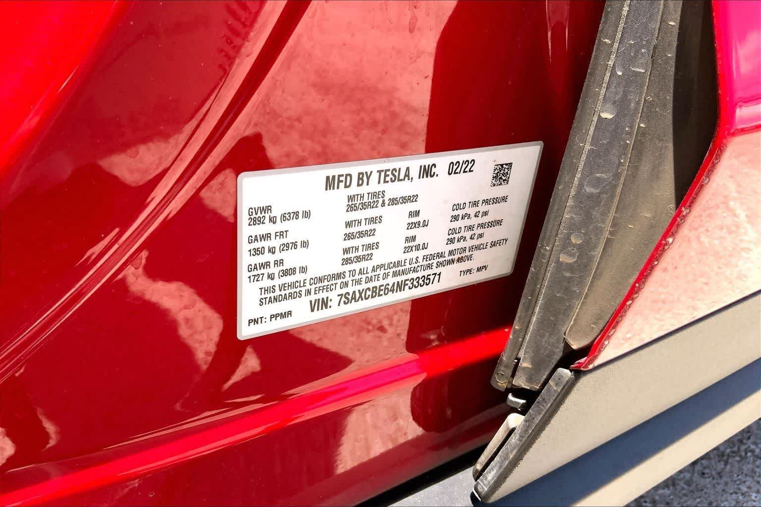 Used 2022 Tesla Model X Plaid AWD/4WD image 20