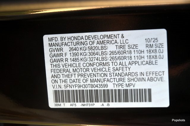 New 2026 Honda Passport RTL image 20