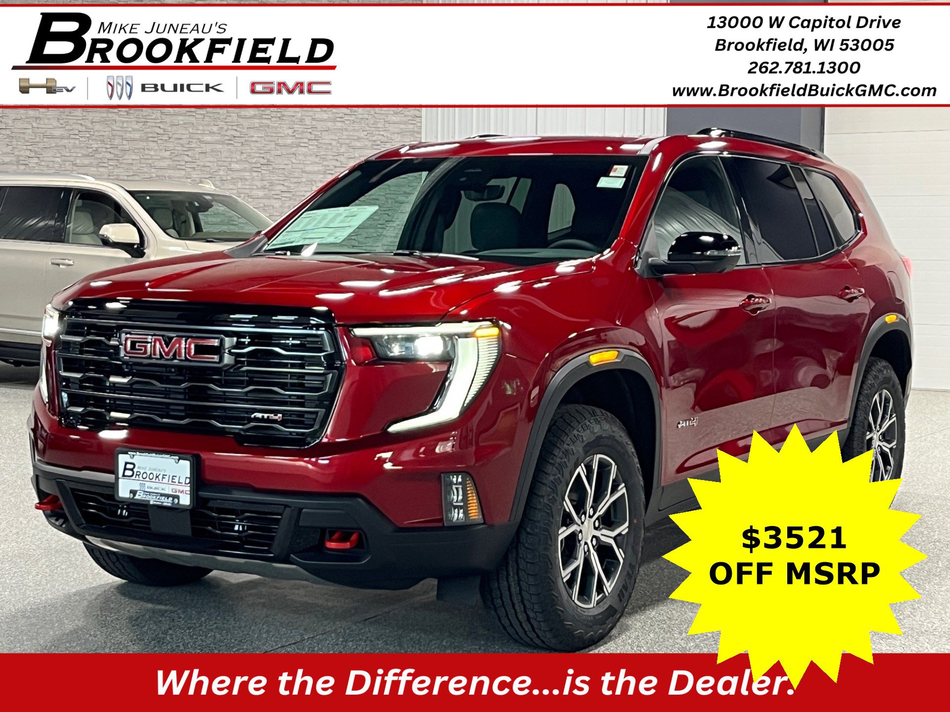 New 2026 GMC Acadia AT4