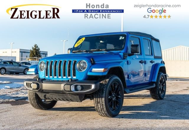 Used 2021 Jeep Wrangler Unlimited Sahara w/ Cold Weather Group image 3