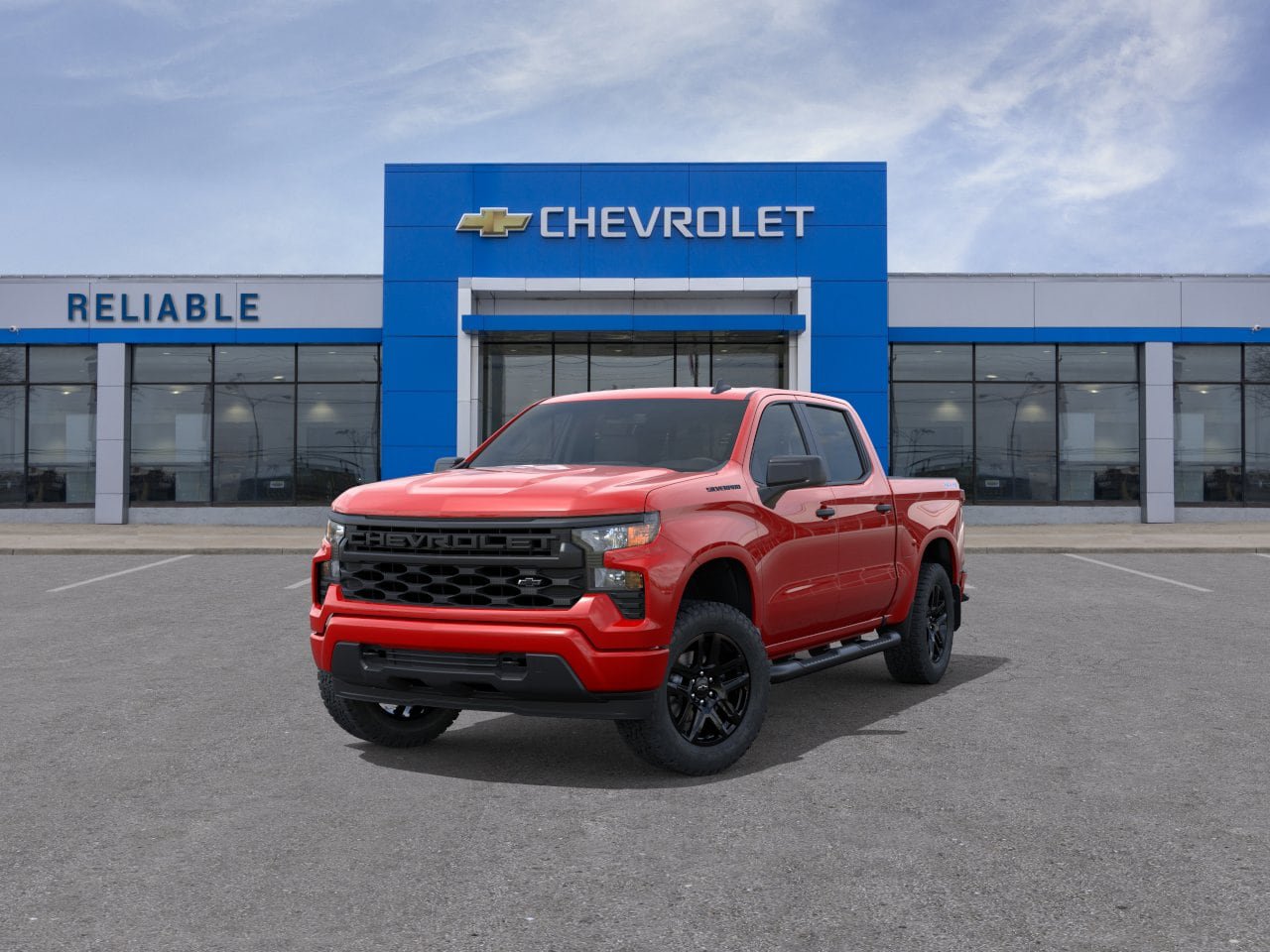 New 2026 Chevrolet Silverado 1500 Custom w/ Turbomax Blackout Package AWD/4WD image 8