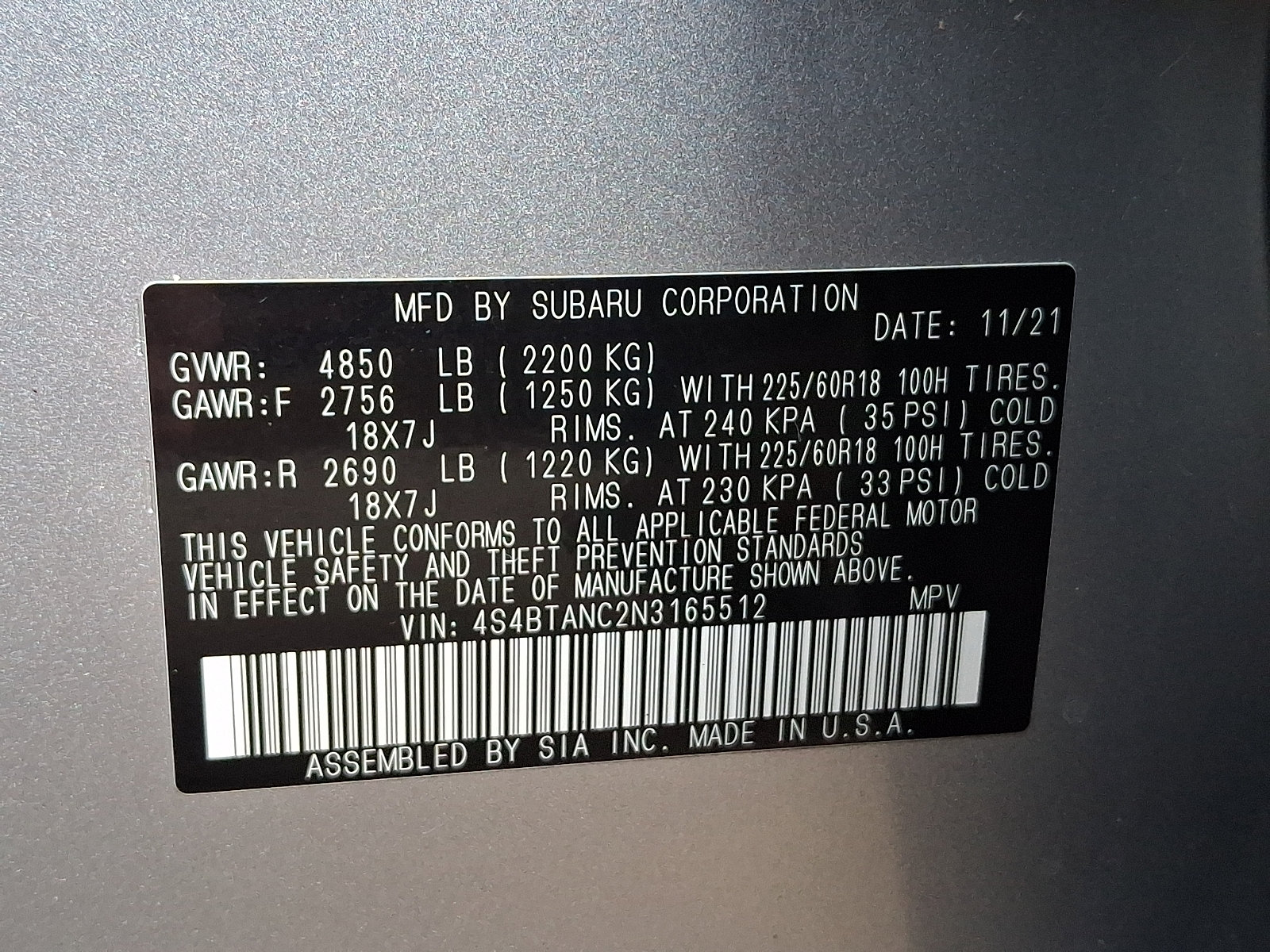 Used 2022 Subaru Outback Limited AWD/4WD image 25