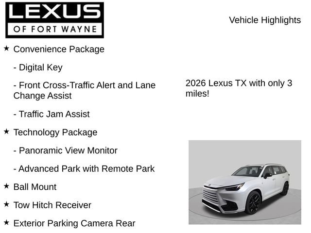 New 2026 Lexus TX 350 AWD w/ Technology Package image 8